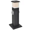 vidaXL Prise de jardin Tour de prise noire avec lampe Voir les images du produit 3
