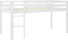 Homestyle4u Hochbett 90x200 mit Lattenrost Vorhang lila Produktbild-Vorschau 17