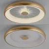 LED Deckenleuchte, messing, dimmbar, Fernbedienung, H 9,5 Produktbild-Vorschau 16