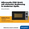 Exquisit Mikrowelle MW950-070 grau | max. 700 W | Garraum Produktbild-Vorschau 2