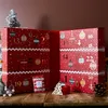 Klassischer roter Adventskalender zum Befüllen – ideal als Weihnachtsgeschenk für Jung & Alt Productafbeelding-voorbeeld