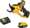 A DeWALT cordless pruning shear set with battery and charger, displayed against a white background. Náhled obrázku produktu
