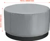 A gray round cover for a hot tub or spa, with dimensions indicated. Podgląd zdjęcia produktu