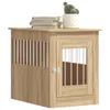 vidaXL Hundekäfig im Möbelstil Sonoma-Eiche 55x80x68 cm Produktbild-Vorschau 4