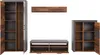 trendteam Wohnen Wohnwand Indy Graphit Grau Matera-Old Wood Produktbild-Vorschau 5