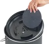 WENKO Metall Komposteimer Nero 6 L in Schwarz 22,5 x 22,5 Produktbild-Vorschau 5