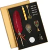 Vintage Stift und Tinte Set Glitzernde Federkiel Produktbild-Vorschau 3