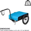 Klarfit Companion, príves na bicykel, 42 x 63 cm, 50 l, 40 Náhľad obrázku produktu 7