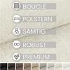 novely® MONIQUE Samtweicher Bouclé-Velours-Stoff, Schwer Produktbild-Vorschau 2