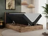 MKS MEBLE Boxspringbett 200x200 mit Bettkasten Eiche, Produktbild-Vorschau 3