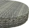 vidaXL 3 tlg. Gartenbar Set mit Kissen Poly Rattan Grau - Produktbild-Vorschau 7