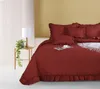 czerwona pikowana kołdra dwustronna 140x200CM PLED FALBANKS Podgląd zdjęcia produktu 1