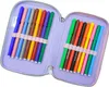 A pencil case filled with colorful markers. Voir les images du produit