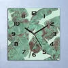 Wanduhr Echt-Glas-Küchenuhr Böhmische abstrakt Quarz 30x30 Produktbild-Vorschau 1