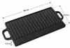 Grillplatte aus Gusseisen 50x23,5cm Wendeplatte emailliert Produktbild-Vorschau 2