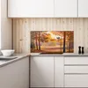 Coloray Küchenrückwand 140x70 Spritzschutz aus Glas - Wald Produktbild-Vorschau 3