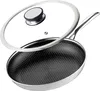 A close-up studio shot of a frying pan with its lid slightly ajar, set against a white background. Náhled obrázku produktu