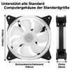 Gehäuselüfter Ultra Leise LED Computer CPU Kühler Lüfter Produktbild-Vorschau 4