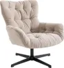 Drehsessel - Stoff - Beige - OPHELIE Produktbild-Vorschau 3