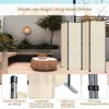 Angel Living Paravant,Sichtschutz,4 Fach Produktbild-Vorschau 3