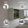 Extralink Armario Rack Mural 19 Pulgadas 6U 600×600 mm Gris Vista previa de la imagen del producto 3