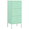 vidaXL Lagerschrank Minzgrün 42,5x35x101,5 cm Stahl Produktbild-Vorschau 1