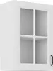 Armoire vitrée supérieure SOPHIA – largeur 40 cm, blanc Voir les images du produit 1