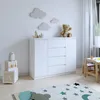 YUMEBLY Kommode mit 2 Türen und 4 Schubladen | 120x97x40 cm Produktbild-Vorschau 3