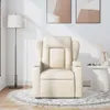 vidaXL Massagesessel Creme Stoff Produktbild-Vorschau 3