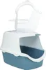 TRIXIE Katzentoilette Vico Open Top, mit Haube - blau/weiß Produktbild-Vorschau 3