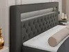 Boxspringbett 140x200 mit Led, Polsterbett 140x200 mit LED Produktbild-Vorschau 3