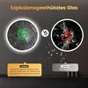 YOLEO Badspiegel mit Licht, rund, Badspiegel LED mit Produktbild-Vorschau 8