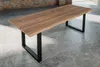 Esstisch Baumkante massiv Akazie stone 240 x 100 cm schwarz Produktbild-Vorschau 3