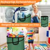 6X Gartensack 170L Pop Up Laubsack Gartenabfallsack XXL Produktbild-Vorschau 5