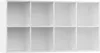 vidaXL Libreria/credenza bianca 66×30×130 cm in materiale Anteprima dell’immagine prodotto 10