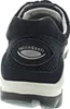 The back view of a blue sneaker with the brand name 'rolling soft' visible on the heel. Voir les images du produit