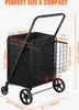 VEVOR Einkaufstrolley Einkaufswagen Klappbar 150,5 kg Produktbild-Vorschau 6