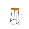 4er Set Barhocker – Gastronomiemöbel, Massivholz-Hocker, Produktbild-Vorschau 8