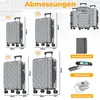 Ensemble de valises de voyage KESSER®, 4 pièces, valises en Voir les images du produit 2