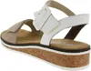 Rieker Damen Keil-Sandaletten Weiß/Beige Voir les images du produit 66