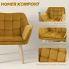 HOMCOM Einzelsessel Armlehnsessel Relaxsessel mit Produktbild-Vorschau 4