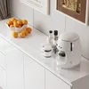 Sideboard mit 3 Schubladen und 3 Türen, Hochglanz-Kommode, Produktbild-Vorschau 6