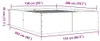 vidaXL Postel White 150x200 cm Dřevěný materiál Náhled obrázku produktu 7