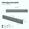 Mai & Mai Wandgarderobe Wandhaken aus Aluminium Garderobe Produktbild-Vorschau 7
