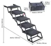 VEVOR Hundetreppe Auto Klappbar 5-Stufig, Extra Breite Produktbild-Vorschau 8