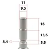 Hogedruklans Vervanging – 1/4" QC Adapter RVS/Messing | 16 Productafbeelding-voorbeeld 2
