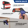 WORKPRO Einhandzwingen 2 Stück, Schraubzwingen Set 2 in 1, Produktbild-Vorschau 6