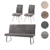 Esszimmer-Set MCW-G55, 2er-Set Stuhl + Sitzbank 180cm, Produktbild-Vorschau 10