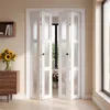 VEVOR, ensemble complet de porte pliante coulissante, Voir les images du produit 1