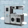 Kuchnia dla dzieci COSTWAY, kuchnia do zabawy z tablicą, Podgląd zdjęcia produktu 3